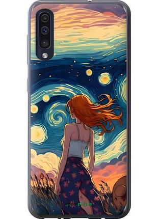 Чехол на samsung galaxy a30s a307f девушка арт самсунг а30с а307ф