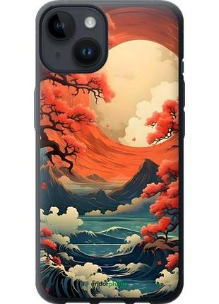 Чехол на iphone 14 природа японии айфон 14