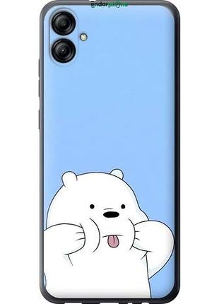 Чехол на samsung galaxy a04e a042f милый мишка самсунг а04e а042ф