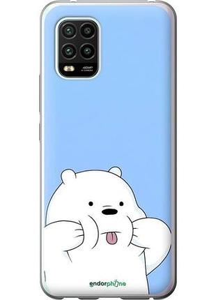 Чехол на xiaomi mi 10 lite милый мишка сяоми ми 10 лайт