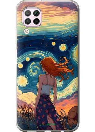 Чехол на huawei nova 6se девушка арт хуавей нова 6се