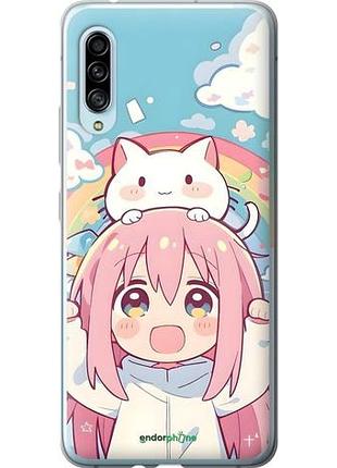 Чохол на samsung galaxy a90 5g дівчинка аніме веселка