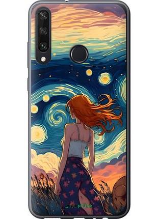 Чехол на huawei y6p девушка арт хуавей у6p