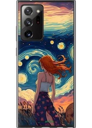 Чохол на samsung galaxy note 20 ultra дівчина арт