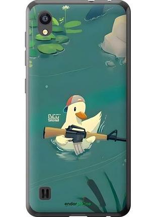 Чехол на zte blade a5 2019 уточка с автоматом зте блейд а5 2019