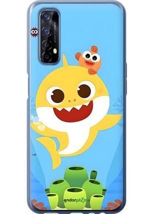 Чехол на realme 7 бейби шарк риалми 7