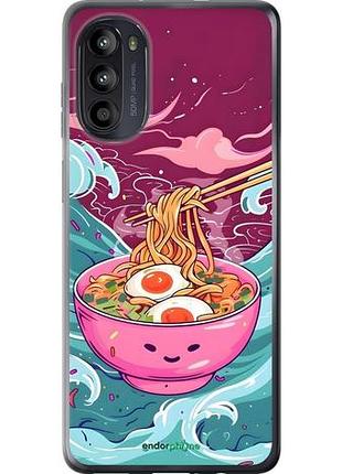 Чехол на motorola moto g52 рамен моторола мото г52