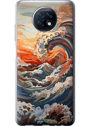 Чохол на xiaomi redmi note 9t арт хвилі