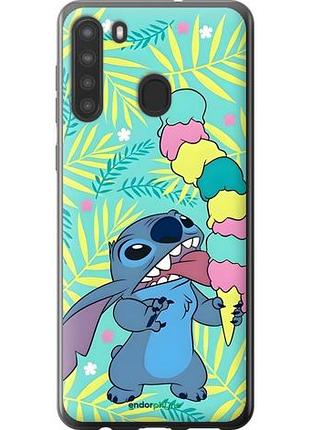 Чехол на samsung galaxy a21 стич самсунг а21