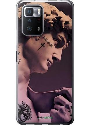 Чехол на xiaomi redmi note 10 pro 5g давид тату сяоми редми ноут 10 про 5г
