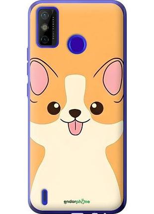 Чехол на tecno spark 6 go ke5 милый пес текно спарк 6 гo ке5