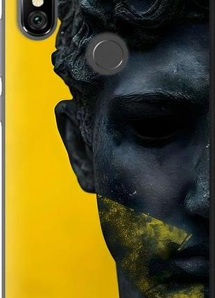 Чехол на xiaomi redmi note 6 pro статуя арт сяоми редми ноут 6 про