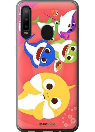 Чехол на samsung galaxy a8s бейби шаркс самсунг а8с