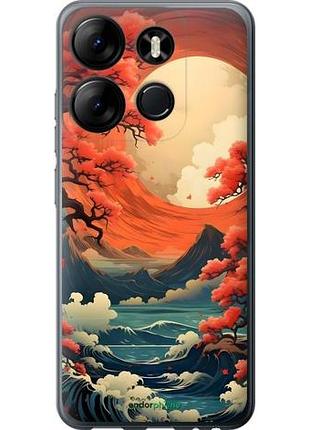 Чехол на infinix smart 7 природа японии инфикс смарт 7