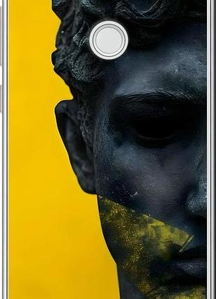 Чехол на huawei p8 lite (2017) статуя арт хуавей п8 лайт (2017)