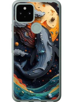 Чохол на google pixel 5 кит у космосі "6328u-2044-51027"