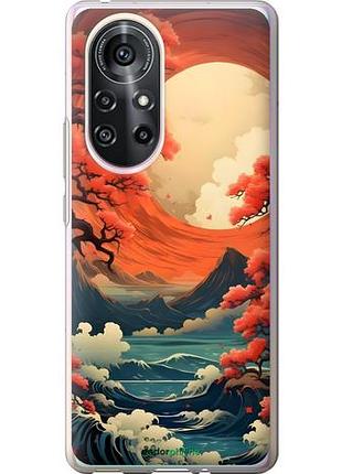 Чехол на huawei nova 8 pro природа японии хуавей нова 8 про