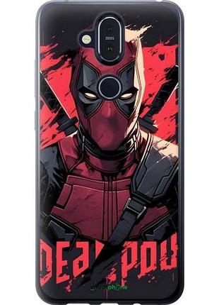 Чехол на nokia 8.1 дэдпул, deadpool нокиа 8.1
