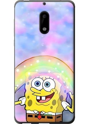 Чехол на nokia 6 спанч боб, sponge bob нокиа 6