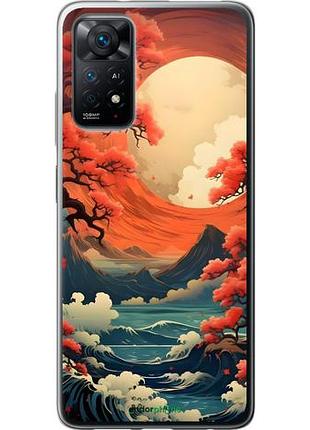 Чохол на xiaomi redmi note 11 природа японії