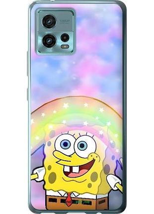 Чехол на motorola g72 спанч боб