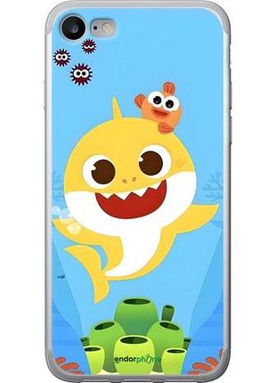 Чехол на iphone 8 бейби шарк айфон 8
