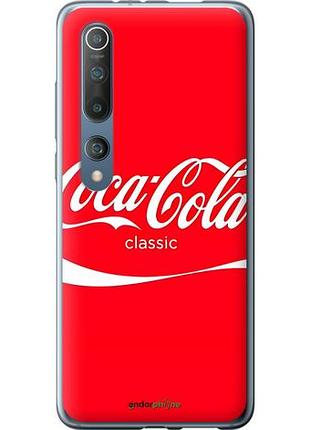 Чехол на xiaomi mi 10 кока кола