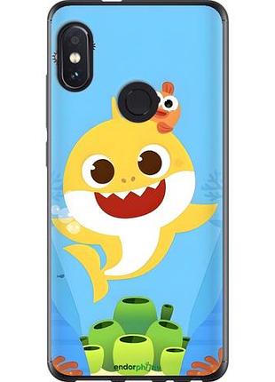 Чехол на xiaomi redmi note 5 бейби шарк сяоми редми ноут 5