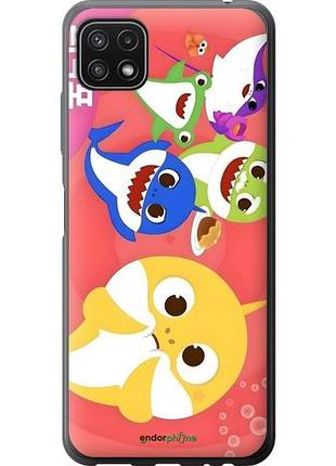Чехол на samsung galaxy a22 5g a226b бейби шаркс самсунг а22 5г а226б