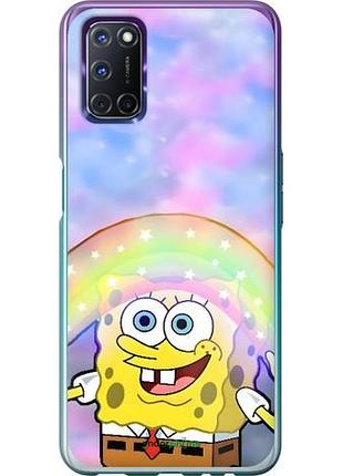 Чехол на oppo a72 спанч боб, sponge bob оппо а72