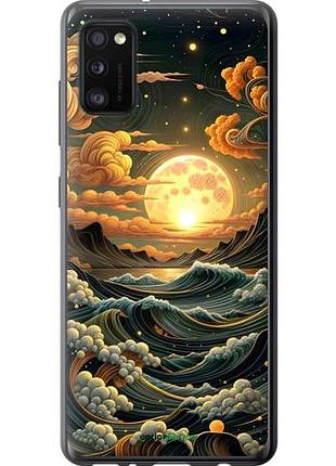 Чехол на samsung galaxy a41 a415f арт волны самсунг а41 а415ф