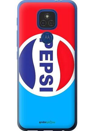 Чехол на motorola e7 plus пепси моторола е7 плюс