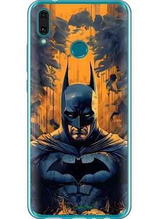 Чехол на huawei y9 2019 бетмен, batman хуавей у9 2019