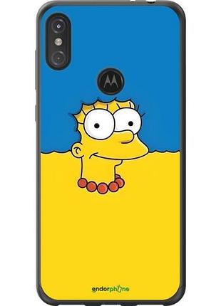 Чехол на motorola one power мардж флаг украины моторола ван повер