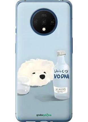 Чехол на oneplus 7t пес водка 1+ 7т