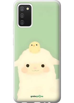 Чехол на samsung galaxy a02s a025f барашек и ципленок самсунг а02с а025ф