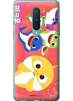 Чехол на oneplus 8 бейби шаркс 1+ 8