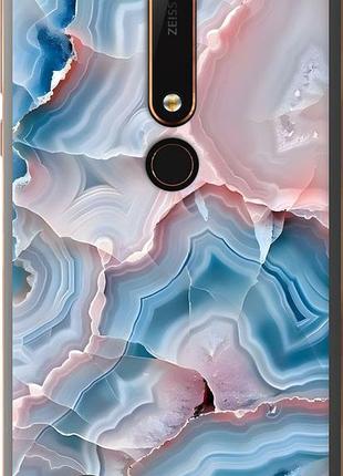 Чехол на nokia 6.1 мрамор