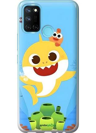 Чехол на realme c17 бейби шарк риалми с17