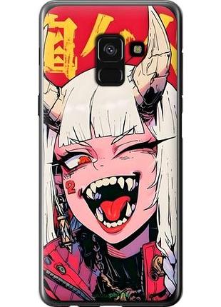 Чехол на samsung galaxy a8 2018 a530f аниме демон самсунг а8 2018 а530ф