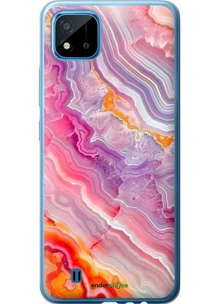 Чехол на realme c20a мрамор 2 риалми с20а2