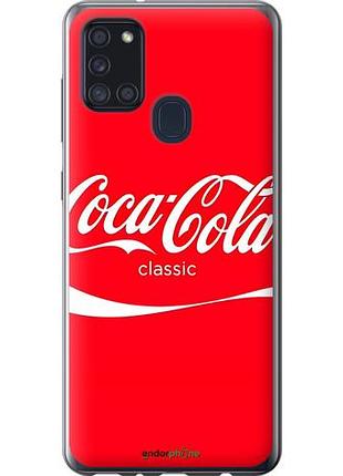 Чехол на samsung galaxy a21s a217f кока кола самсунг а21с а217ф