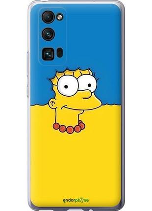 Чехол на huawei honor 30 pro мардж флаг украины хуавей хонор 30 про