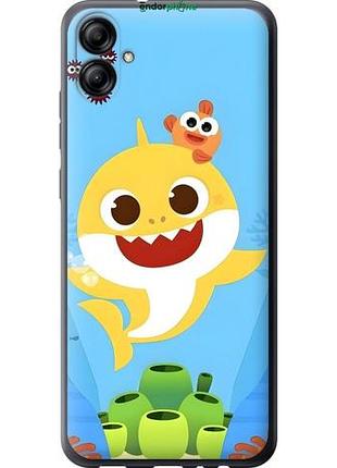 Чехол на samsung galaxy a04e a042f бейби шарк самсунг а04e а042ф