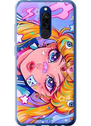 Чехол на xiaomi redmi 8 сейлор мун 4 сяоми редми 8