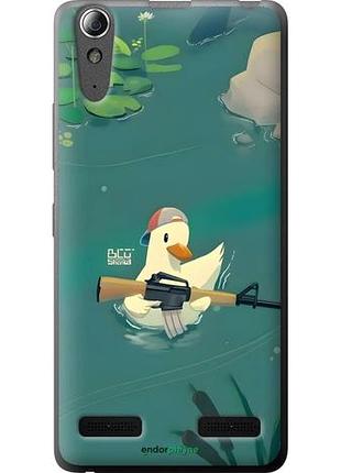 Чехол на lenovo a6000 уточка с автоматом леново а6000