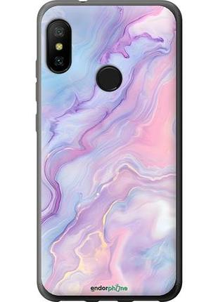 Чехол на xiaomi redmi 6 pro нежный мрамор сяоми редми 6 про