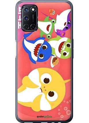 Чехол на oppo a52 бейби шаркс оппо а52