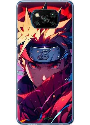 Чехол на xiaomi poco x3 наруто naruto сяоми поко х3