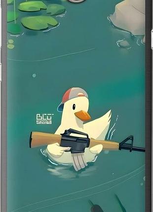 Чехол на huawei y5 ii уточка с автоматом хуавей у5 ии